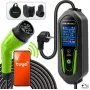 Qoltec Przenośna ładowarka EV Type 2 do Schuko 3.5kW 16A 5m kabel z Wi-Fi i LCD