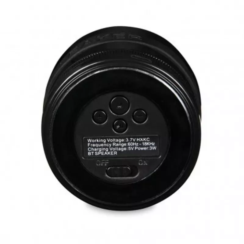 IBOX Głośnik STRIDER Bluetooth Przenośny Głośnik Bezprzewodowy z Radiem FM, Zestawem Głośnomówiącym, 5W RMS, 3.5mm AUX, USB, MicroSD, Czarny