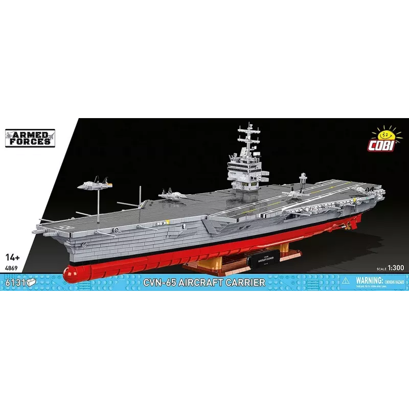 COBI 6131 PCS HC WWII /4869/ CVN-65 Lotniskowiec Zestaw Konstrukcyjny