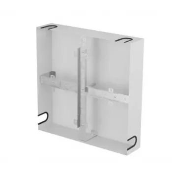 Uchwyt do przechowywania nadmiaru kabli LANBERG 500 x 500 mm - Szary AK-3155-S
