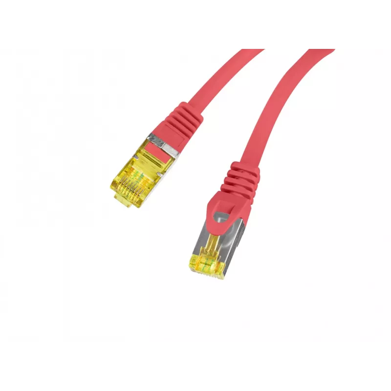 LANBERG Cat.6A S/FTP LSZH Copper Patch Cable 20m Red - Fluke Passed