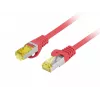 LANBERG Cat.6A S/FTP LSZH Copper Patch Cable 20m Red - Fluke Passed
