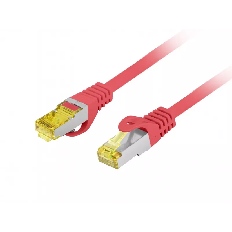 LANBERG Cat.6A S/FTP LSZH Copper Patch Cable 20m Red - Fluke Passed