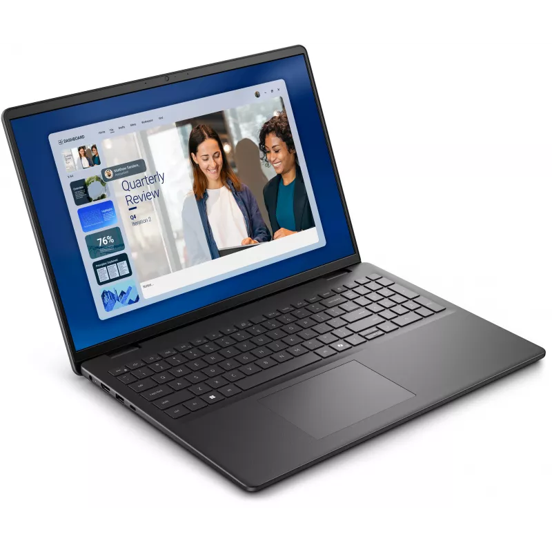 Dell 16 DC16255 Laptop - AMD Ryzen 5 220, 16GB RAM, 512GB SSD, AMD Radeon Graphics, 16 cali FHD+ Display, Windows 11 Pro, Carbon Black