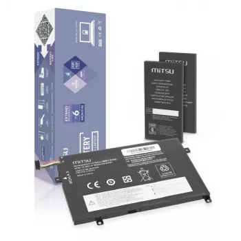 Bateria MITSU 01AV411 do Lenovo ThinkPad E470 E475 3650 mAh (40 Wh) 10.95V