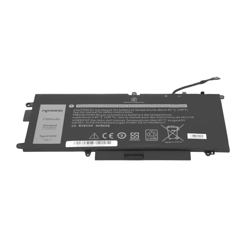 MOVANO Bateria K5XWW do Dell Latitude 5289 7390 2-in-1 - 7300 mAh (55 Wh)