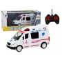 LEAN TOYS 1:16 RC Karetka pogotowia ze światłami i dźwiękami - Biała