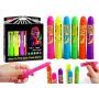 LEAN TOYS Zestaw do malowania twarzy Neon Fluorescencyjne Kredki 6 szt.