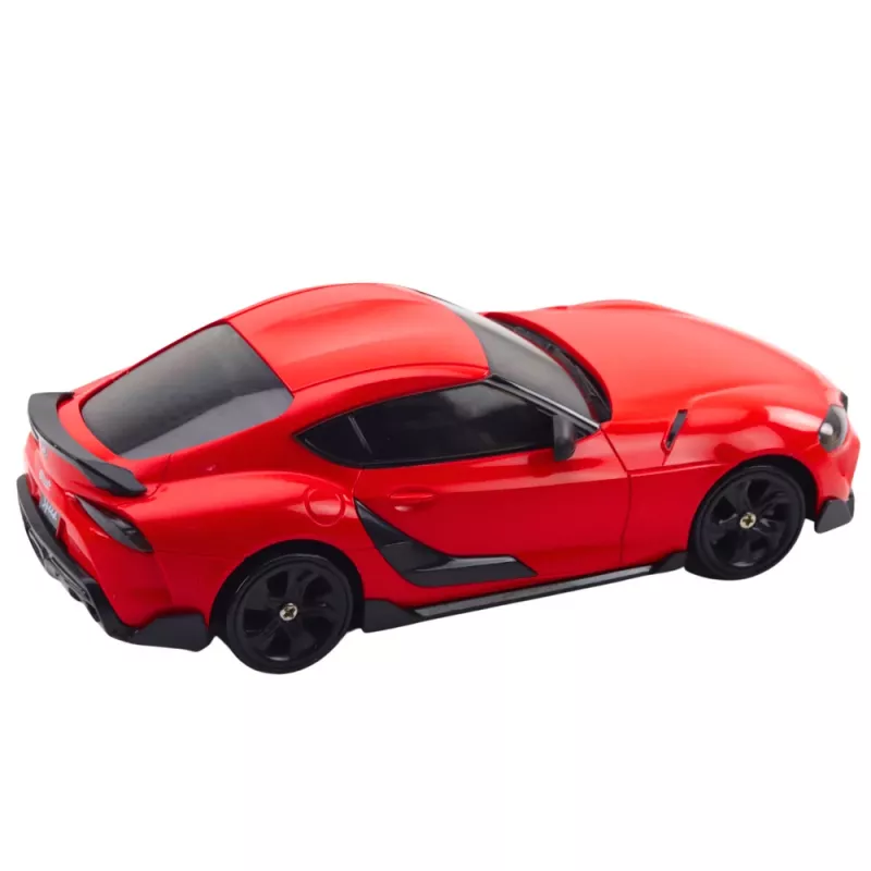 LEAN TOYS Samochód sportowy Drift z wymiennymi kołami, zdalnie sterowany RC 4WD, czerwony, skala 1:10