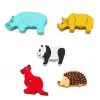 LEAN TOYS Balanced Animals Drewniana gra zręcznościowa 13El