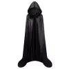 LEAN TOYS Peleryna z kapturem Karnawał Halloween Czarna 150cm