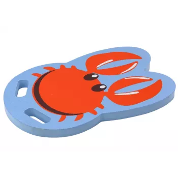 LEAN TOYS Crab Blue Pianka do pływania dla dzieci - Deska do kopania EVA, pomoc wypornościowa, EN71