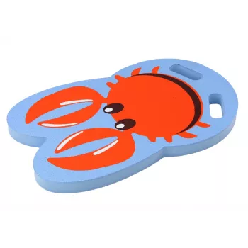 LEAN TOYS Crab Blue Pianka do pływania dla dzieci - Deska do kopania EVA, pomoc wypornościowa, EN71