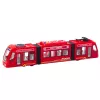 LEAN TOYS City Metro Tram z otwieranymi drzwiami, światłami i dźwiękami, czerwony, 1:16