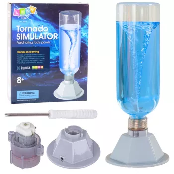 LEAN TOYS DIY Tornado Simulator Zestaw Edukacyjny do Eksperymentów