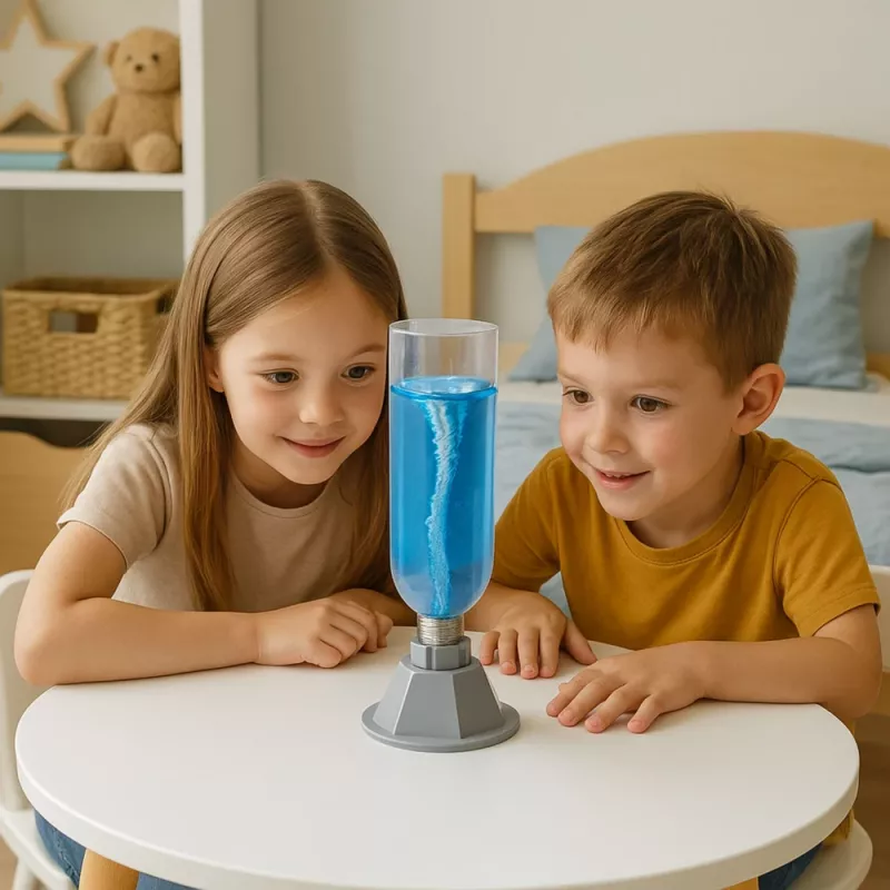 LEAN TOYS DIY Tornado Simulator Zestaw Edukacyjny do Eksperymentów