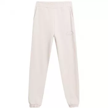 Damskie spodnie casual w kolorze beżowym 4F CAS F472 AW23 rozmiar M