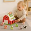 LEAN TOYS Interaktywna zagroda z muzyką, zwierzętami, światłami i dźwiękami