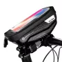 WILDMAN Bike Holder Case S E1 1L Czarny – Kompaktowa torba rowerowa na ramę z paskami na rzepy