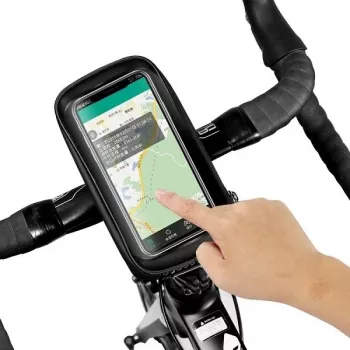 WILDMAN Bike Holder Case S E1 1L Czarny – Kompaktowa torba rowerowa na ramę z paskami na rzepy