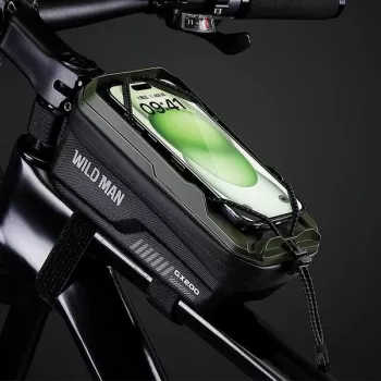 WILDMAN GX200 Torba ramowa rowerowa czarna uchwyt rowerowy