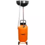 NEO TOOLS 10-810 Mobilny zbiornik na olej, grawitacyjny, zbiornik 70 L, opróżnianie pneumatyczne, misa spustowa 420 mm, regulacja wysokości 1000-1600 mm