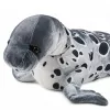 LEAN TOYS Realistyczna maskotka pluszowa Foka, szara, 50 cm