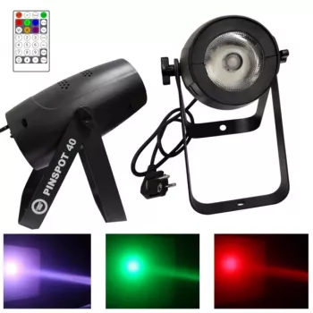 LIGHT4ME PINSPOT 40 40W RGBW LED Pinspot