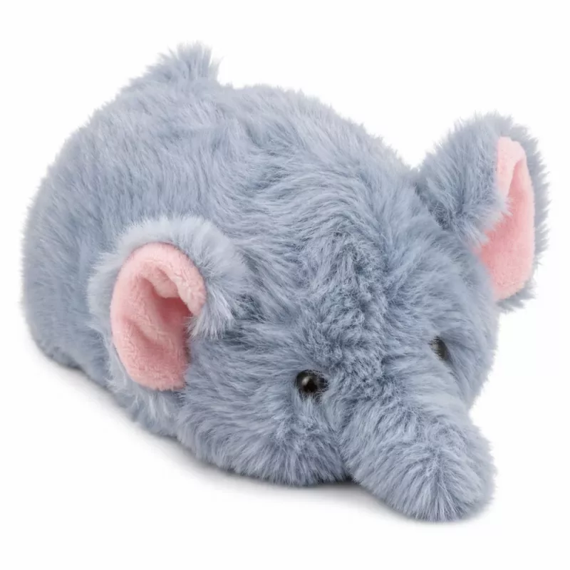 LEAN TOYS Pluszowy słoń maskotka przytulanka miękka mała szara 18 cm