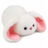 LEAN TOYS Pluszowy Królik Zając z Długimi Uszami, Biały, 16 cm