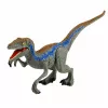 LEAN TOYS Zestaw Łowca Dinozaurów Figurki Akcji z Ruchomymi Kończynami, Akcesoria z Siatką