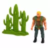 LEAN TOYS Zestaw Łowca Dinozaurów Figurki Akcji z Ruchomymi Kończynami, Akcesoria z Siatką