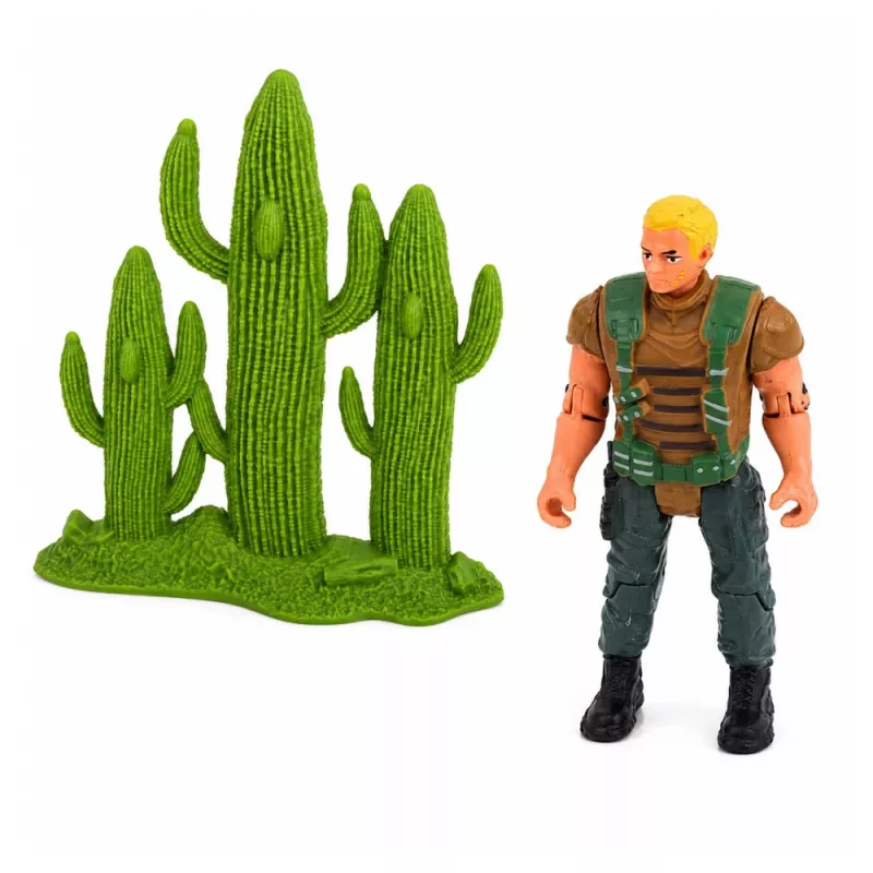 LEAN TOYS Zestaw Łowca Dinozaurów Figurki Akcji z Ruchomymi Kończynami, Akcesoria z Siatką