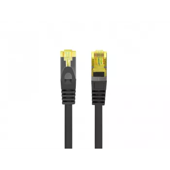 LANBERG Cat.6A S/FTP LSZH Patchcord 20m Czarny – 10GbE, Fluke Passed, 26AWG Czysta Miedź