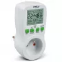 GreenBlue GB107 Cyfrowy programowalny wyłącznik czasowy 16 programów 230V 16A Schuko