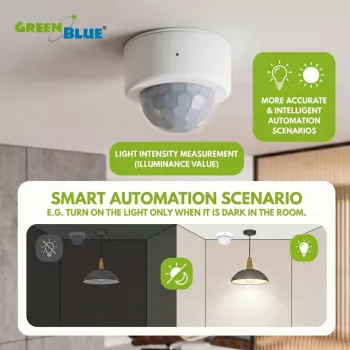 GREENBLUE Tuya Zigbee Czujnik ruchu GB740