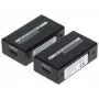 Przedłużacz HDMI przez Ethernet 4K 60m Mini Zestaw Nadajnik Odbiornik