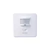 MACLEAN MCE18 PIR czujnik ruchu z detekcją dźwięku, montaż na ścianie, 160°, 1200W, biały