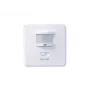 MACLEAN MCE18 PIR czujnik ruchu z detekcją dźwięku, montaż na ścianie, 160°, 1200W, biały