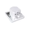 MACLEAN MCE18 PIR czujnik ruchu z detekcją dźwięku, montaż na ścianie, 160°, 1200W, biały