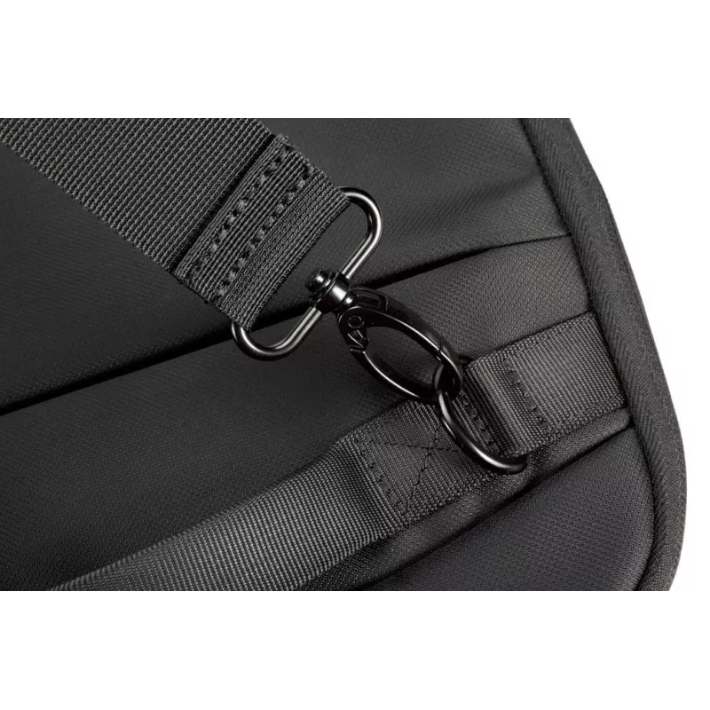 MODECOM Split 15 Torba na laptopa 15,6 cala, czarna, poliestrowa, aktówka z regulowanym paskiem na ramię