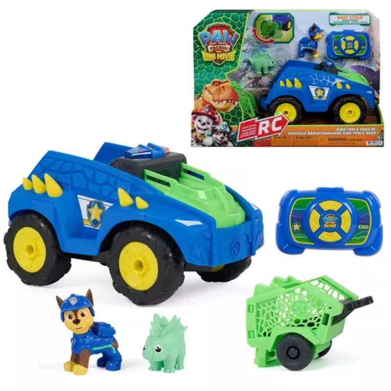 Paw Patrol: Film o Dino - Chase RC Pojazd Ratunkowy Dino od Spin Master