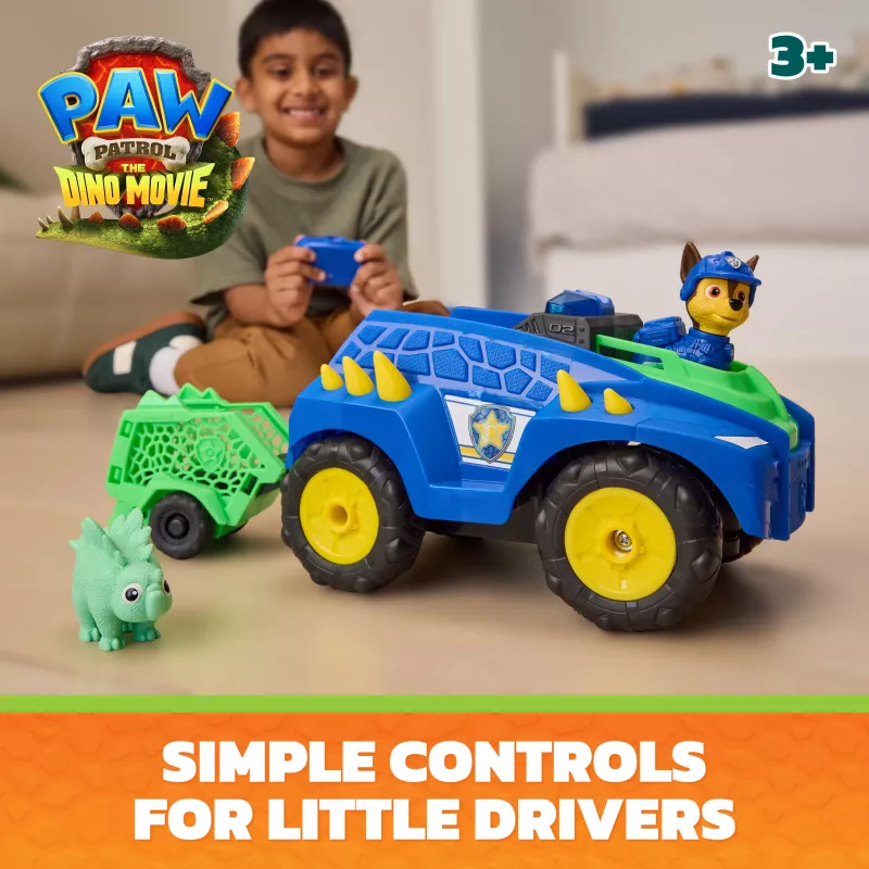 Paw Patrol: Film o Dino - Chase RC Pojazd Ratunkowy Dino od Spin Master