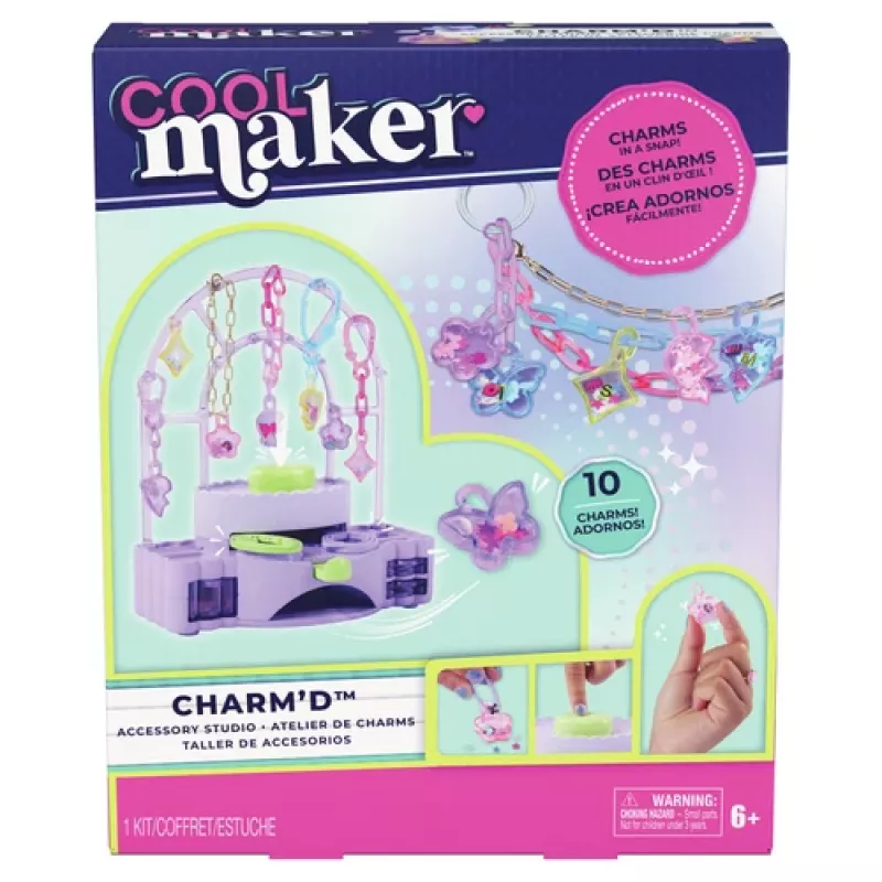 Spin Master Cool Maker Charm'd Charm Studio DIY zestaw do tworzenia biżuterii