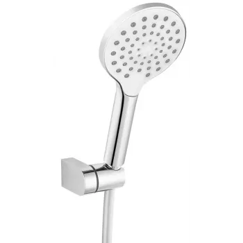 FERMO SET SHOWER MINI U334 Zestaw prysznicowy chromowany z wężem 150 cm i silikonowymi dyszami
