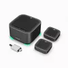 ROCWARE Zestaw konferencyjny do dużych sal A10W 4K UHD USB 3.1 Kamera konferencyjna z podwójnymi mikrofonami stereo, 120° FOV, 4x zoom cyfrowy, USB-C, Plug-and-Play, kompatybilna z Windows, macOS, Chrome OS