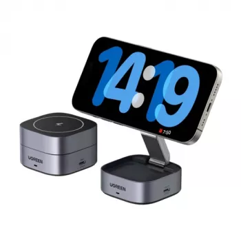 UGREEN W256 20W USB-C ładowarka sieciowa z przewodem USB-C na USB-C 1m - Czarny