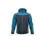 NO NAME Softshell Comfort XXL - wiatroszczelna i wodoodporna kurtka z polarem, czarna