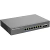 Grandstream GWN7721P Przełącznik zarządzalny Layer 2 Lite 2,5 Gigabit PoE+, 5 portów (4x 2,5G PoE+, 1x 2,5G), budżet 60W, bez wentylatora, zarządzanie chmurowe/sieciowe