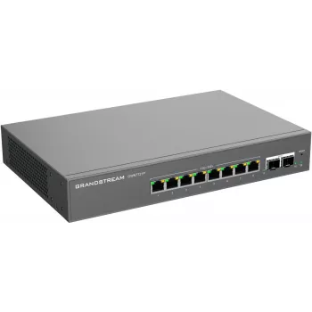 Grandstream GWN7721P Przełącznik zarządzalny Layer 2 Lite 2,5 Gigabit PoE+, 5 portów (4x 2,5G PoE+, 1x 2,5G), budżet 60W, bez wentylatora, zarządzanie chmurowe/sieciowe